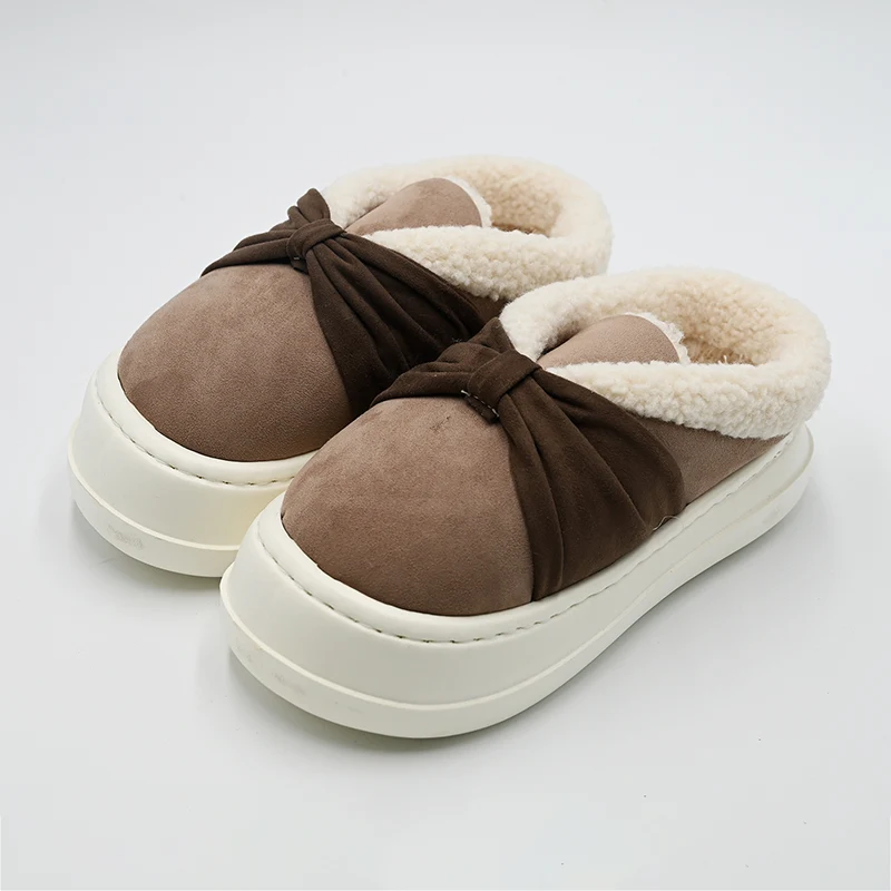 Bow Knot Cotton Tøfler