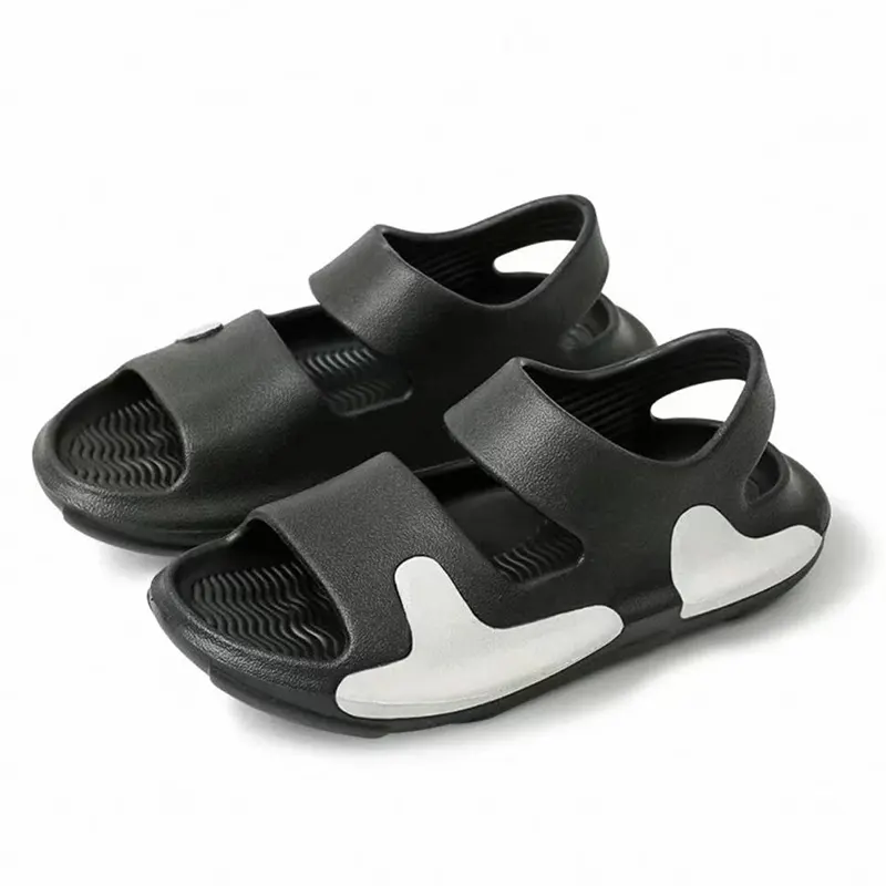 Tykk-soled høydeforbedrende par sandaler